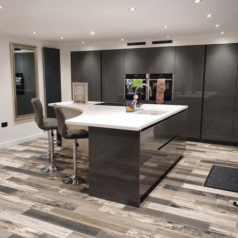 Hoogwaardig ODM/OEM Waterdicht Glanzend Keukenkastje voor Huis Keuken Moderne Design Stijl