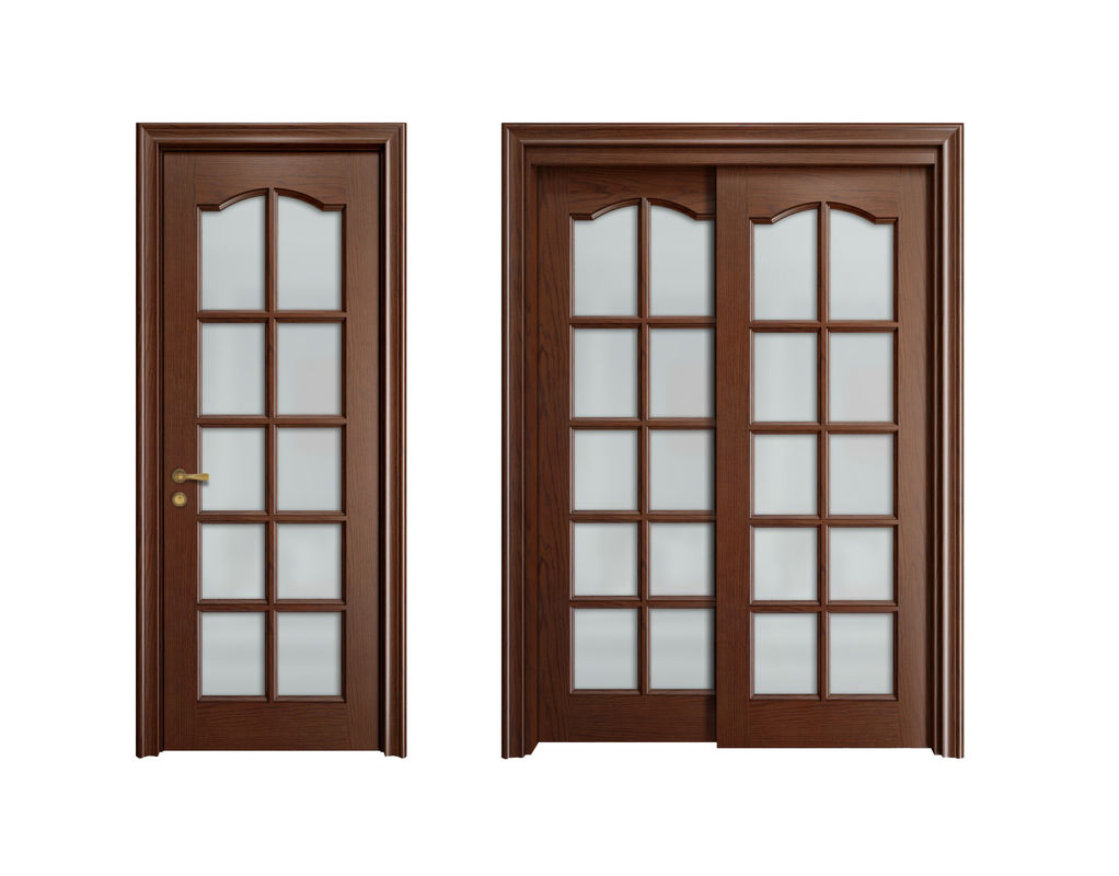 Custom Interieur Houten Deur Moderne Design Luxe Houten Kamerdeuren voor Bedroom Upgrade