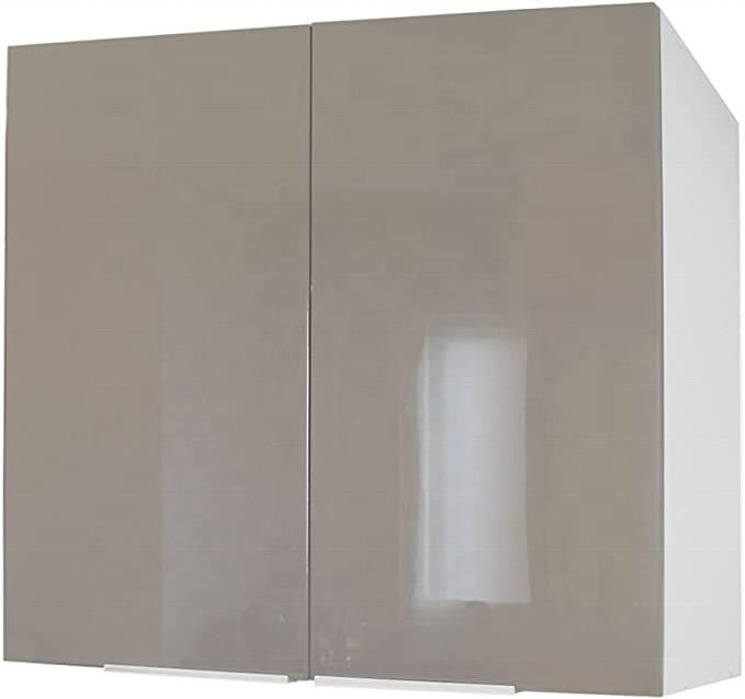 Villa/appartement aangepaste fineer kleur glanzende keukenkasten deur met duurzame afwerking