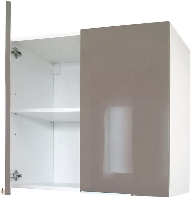 Villa/appartement aangepaste fineer kleur glanzende keukenkasten deur met duurzame afwerking