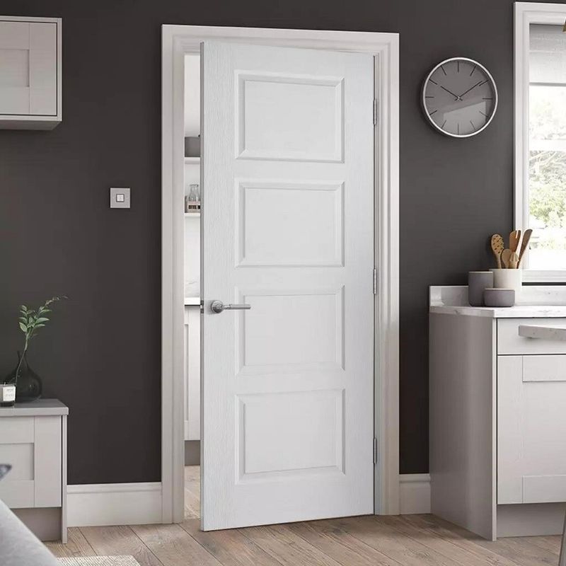 Interieur Custom Design Huis Houten deuren met MDF-plank Solid Wood Veneer Moderne stijl