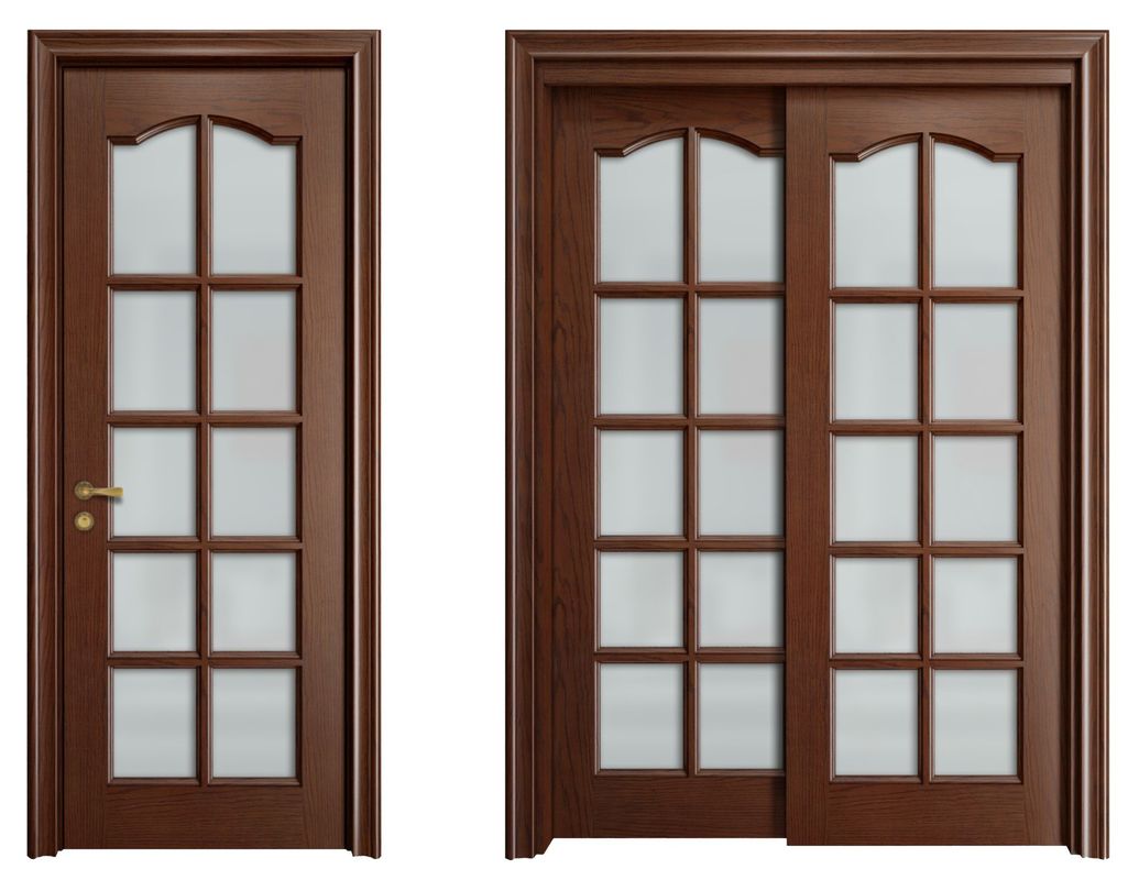 Verfoppervlak Afwerking Hout Hoofdmateriaal Interieurdeuren voor Luxe Huis op maat