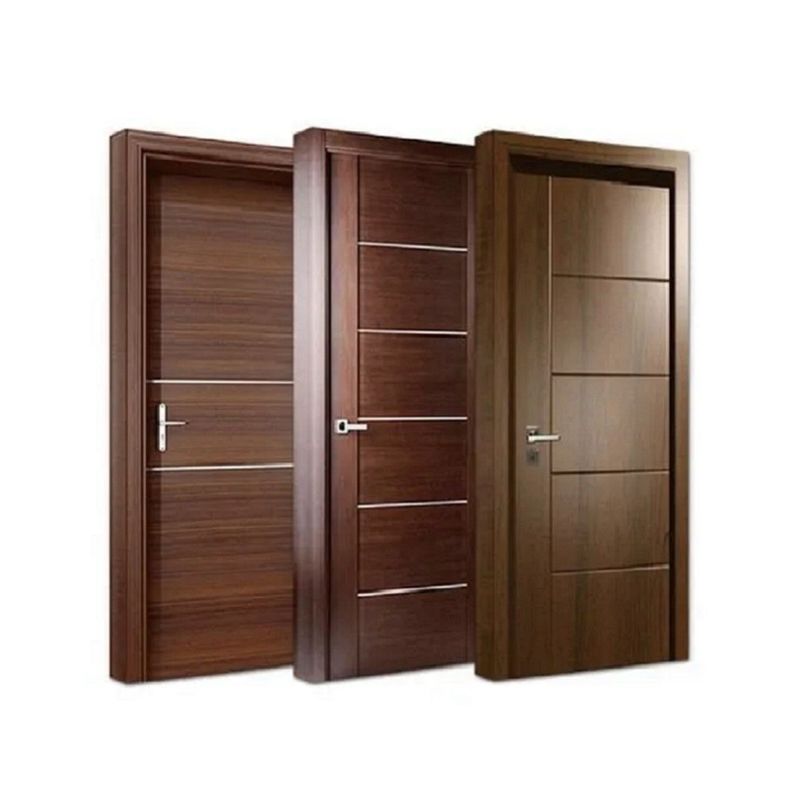 MDF-plank massief Hout fineer YALIG waterdicht op maat gemaakt houten binnendeur modern ontwerp binnenhuisdeuren