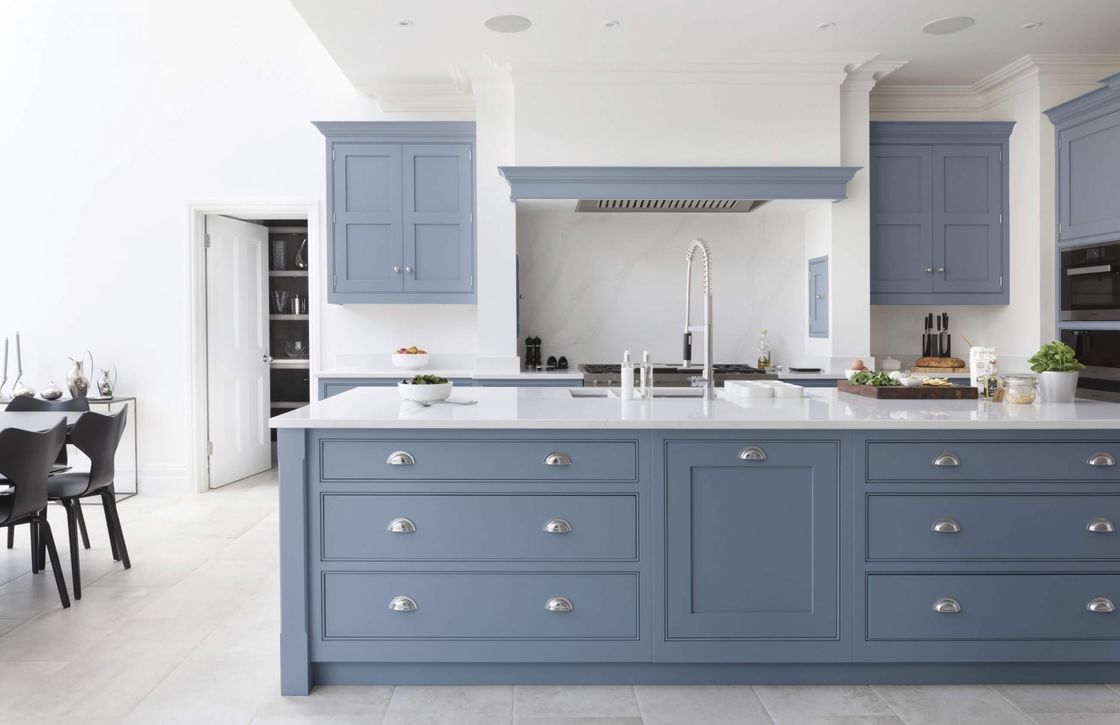 Doors Shaker Solid Wood Customized Pantry Simpel PVC Multifunctionele Keukenkasten