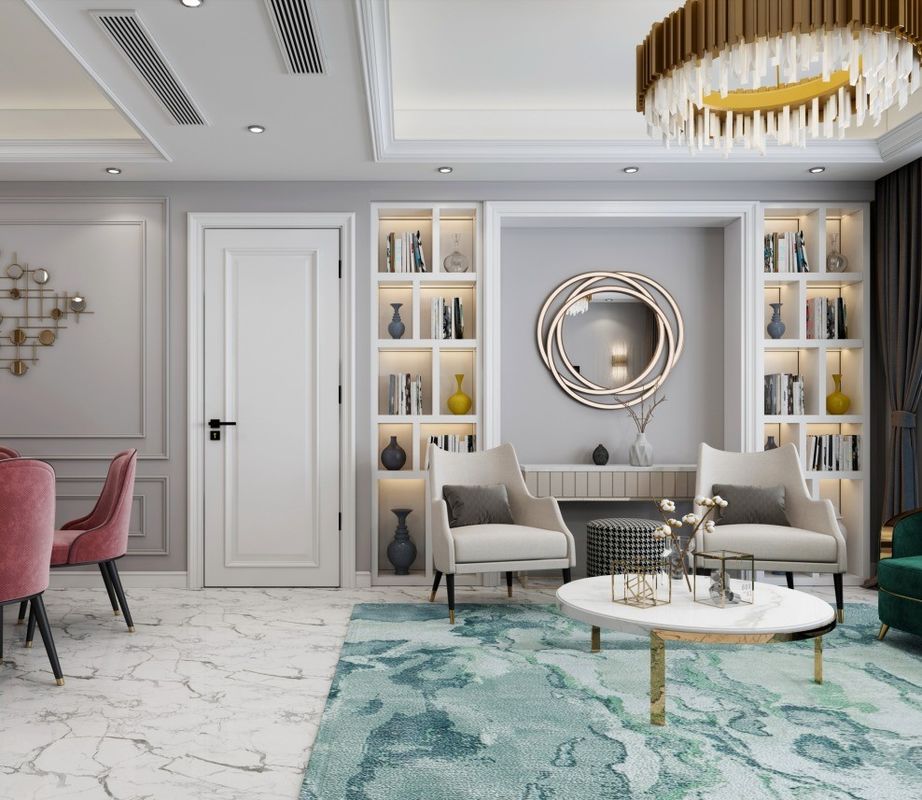 YALIG Modern House Interieur Houten deur met zijdelingse opening en waterdichtheid