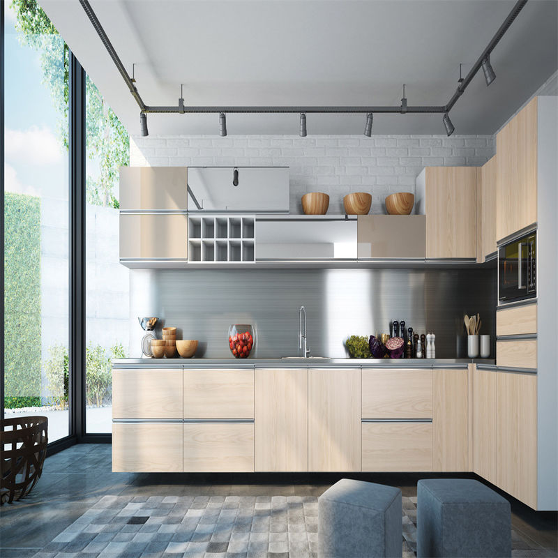 Modulaire YALIG Italiaanse keukenkas met Blum Hardware en Toe Kick Accessoires