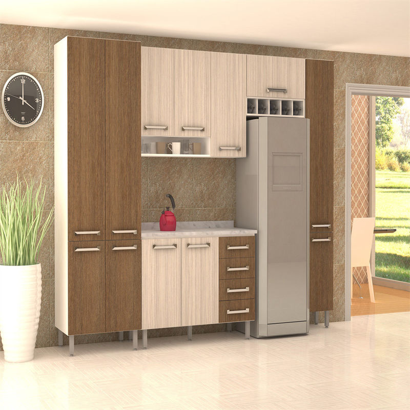 Modulaire YALIG Italiaanse keukenkas met Blum Hardware en Toe Kick Accessoires