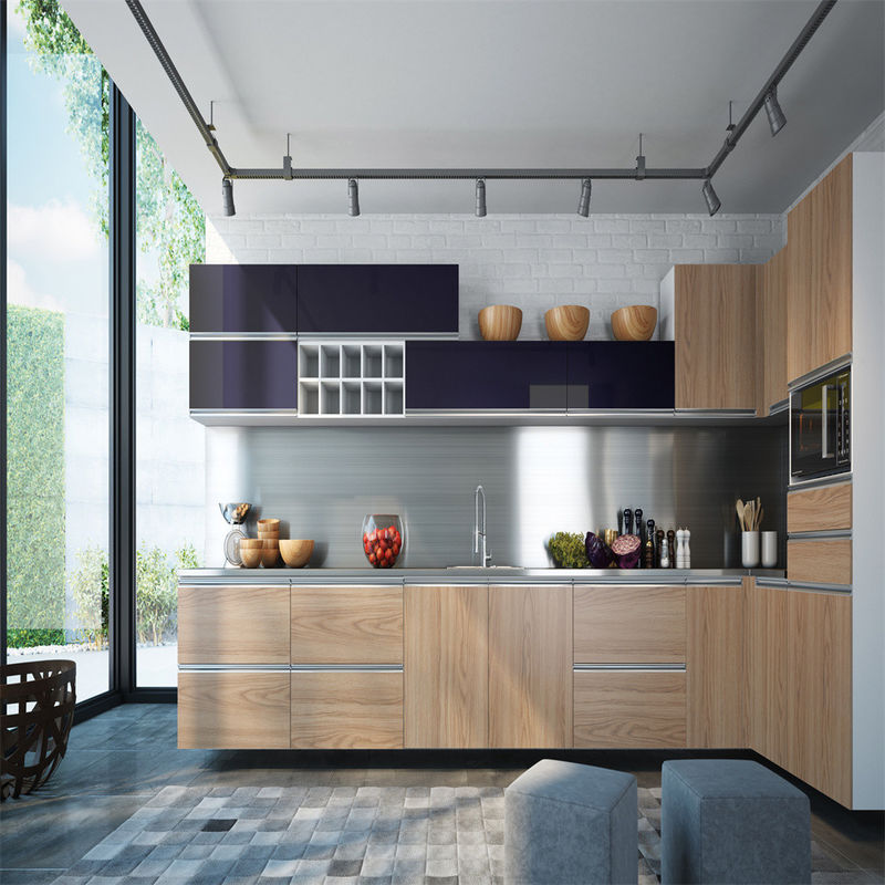 Modulaire YALIG Italiaanse keukenkas met Blum Hardware en Toe Kick Accessoires