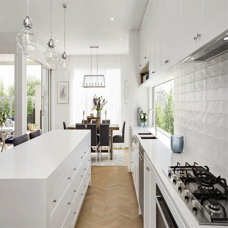 YALIG High End Grijs gecompliceerd houten keukenkast met waterdicht en branddicht voordeel