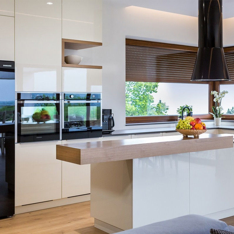 Perfecte vervaardiging Italiaanse meubelmarkt Modulaire keukenkasten met tenen schoppen