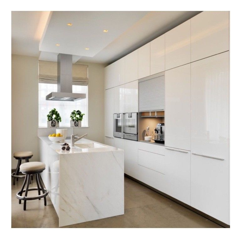 Hoogwaardig ODM/OEM Customized Veneer Color Modern Houten Complete Luxe Keukenkasten