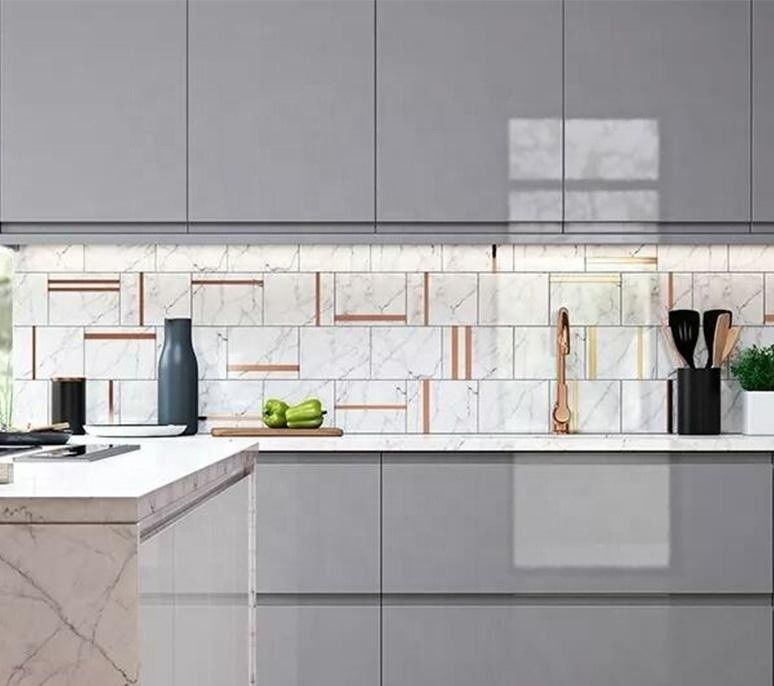 Aanpassen Keukenkasten Zeer ODM / OEM voor Modern Design Massivhouten Keukenkasten