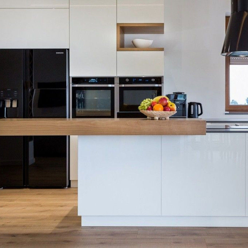 Aanpassen Keukenkasten Zeer ODM / OEM voor Modern Design Massivhouten Keukenkasten