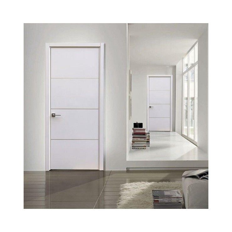 Moderne Luxe Interieur Houten Deur High End Custom Polymer Deur voor eenvoudige installatie
