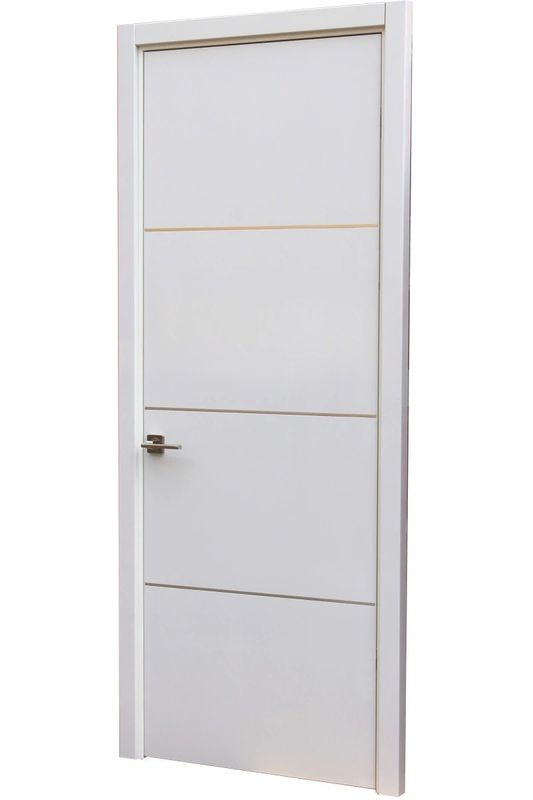MDF-materiaal op maat Grootte Witte binnenkamer deur met raam en zijdelingse opening