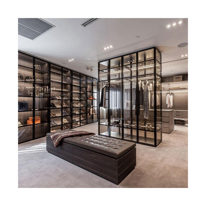 Home Villa Hotel Appartement Garderobe Meubelen in moderne stijl met Custom MR HDF Board