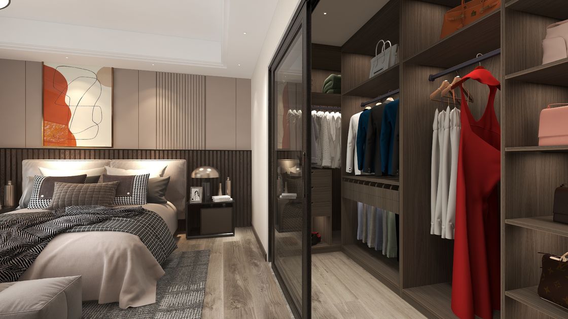 Houten Europese design Luxe opslagkasten voor verzekering in moderne woonruimtes