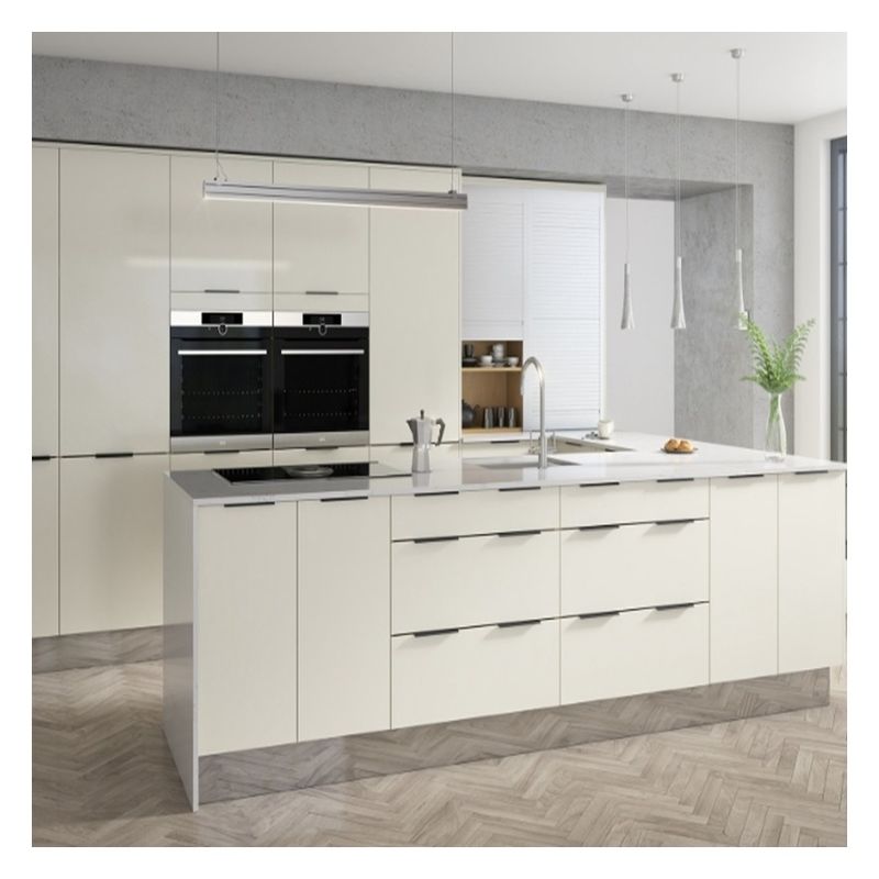 Custom modulaire keukenkasten met glanzend verfvrij ontwerp en Shaker deurpaneel