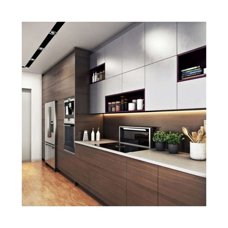 Blum Drawer Uitgerust Custom Size Luxe Modern Design Waterdicht Keuken Wandkast