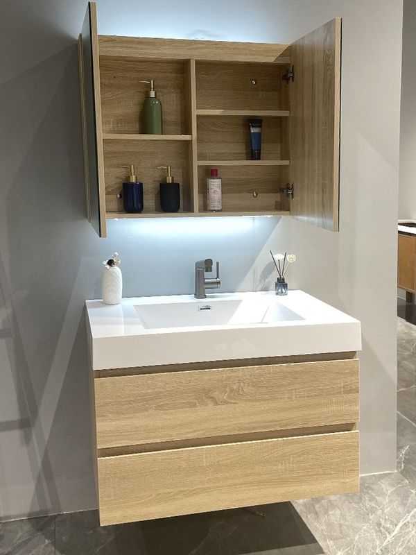 Drawer slides Hardware High End Custom badkamer vanity set met MR-MDF karkasmateriaal