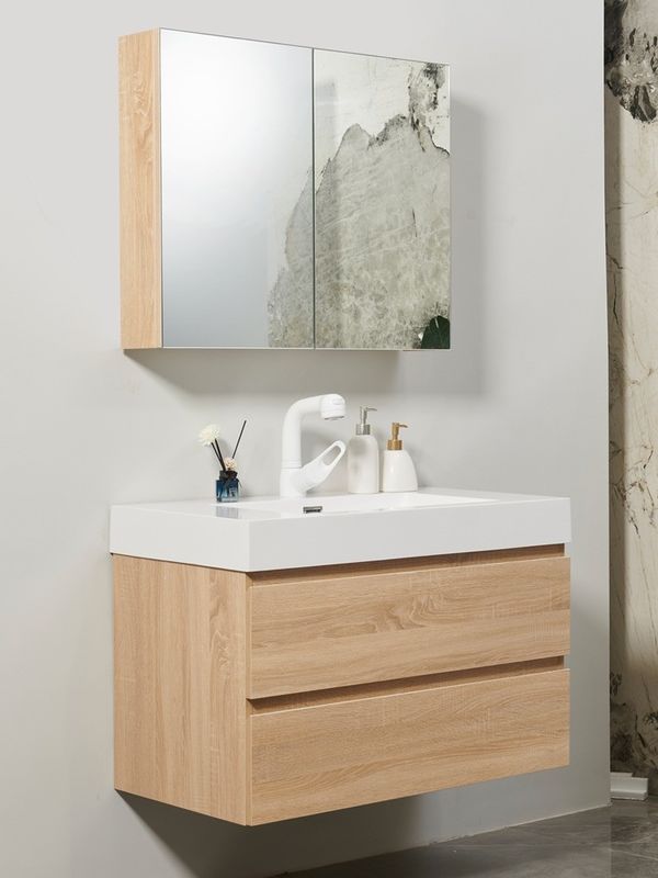Drawer slides Hardware High End Custom badkamer vanity set met MR-MDF karkasmateriaal