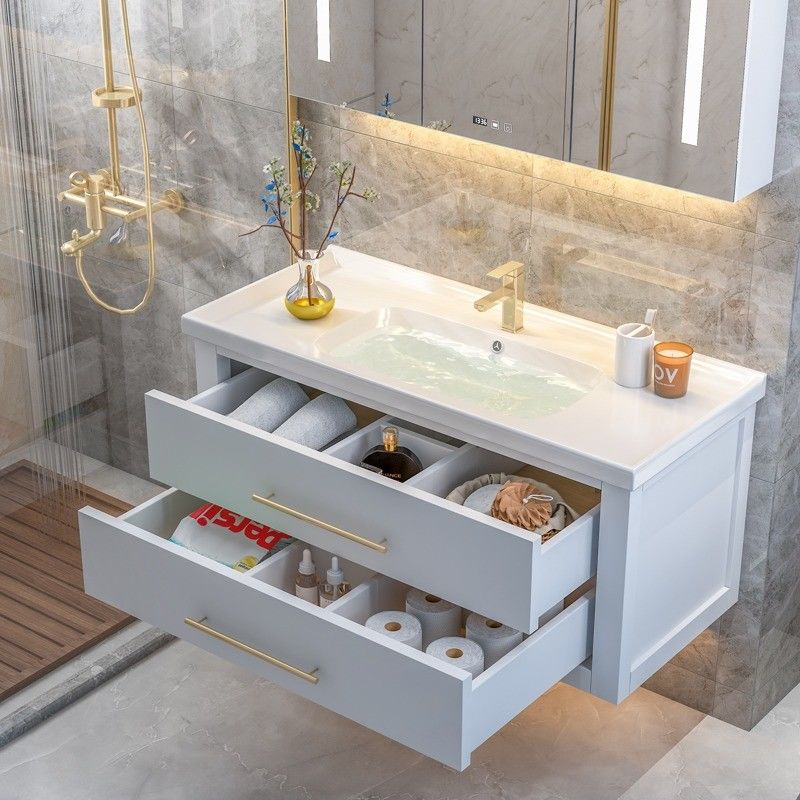 Op maat gemaakte Europese High End Badkamer Vanity Spiegelkast voor Moderne Badkamer