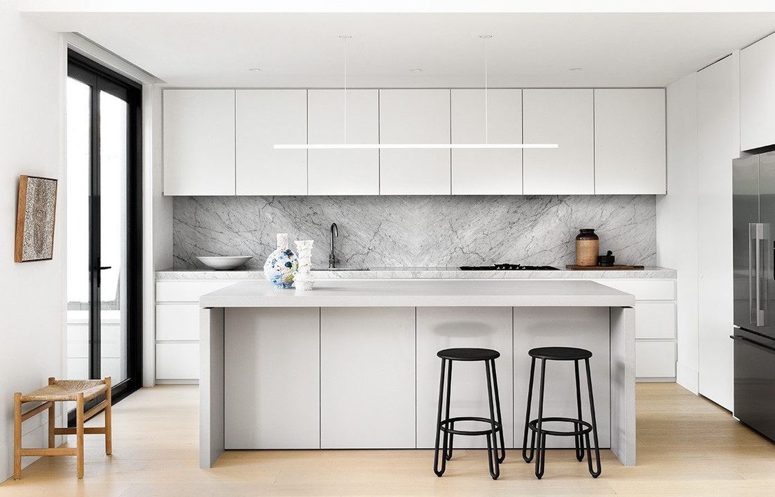 Mdf Modulaire Assen Moderne kast sets in fineer afwerking voor Bunnings Keukenkasten