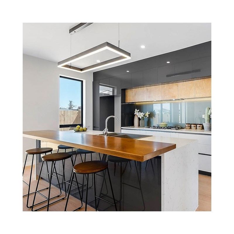 Moderne design Flat Pack Keukenkasten met Shaker Style deuren en lak afwerking