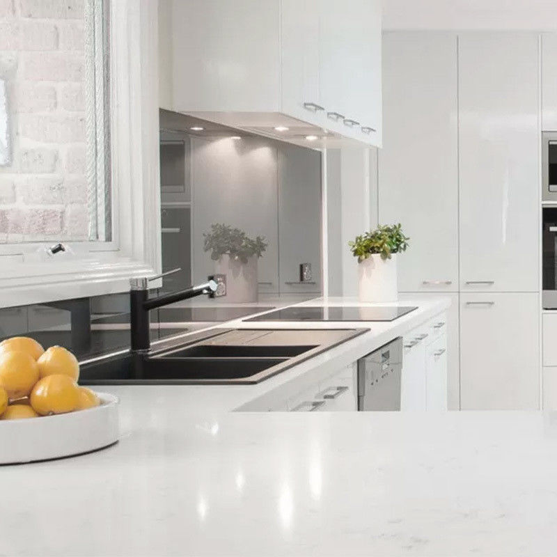 Moderne design Flat Pack Keukenkasten met Shaker Style deuren en lak afwerking