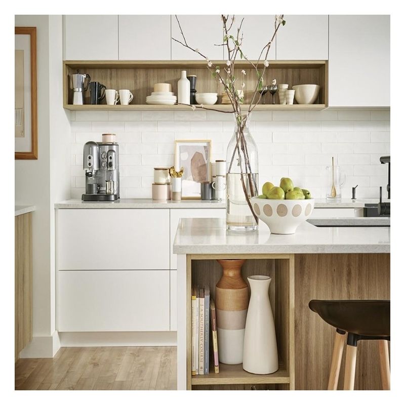 Appartement Keukenkas met aangepaste Ral kleur en professionele CAD / 3D-ontwerp