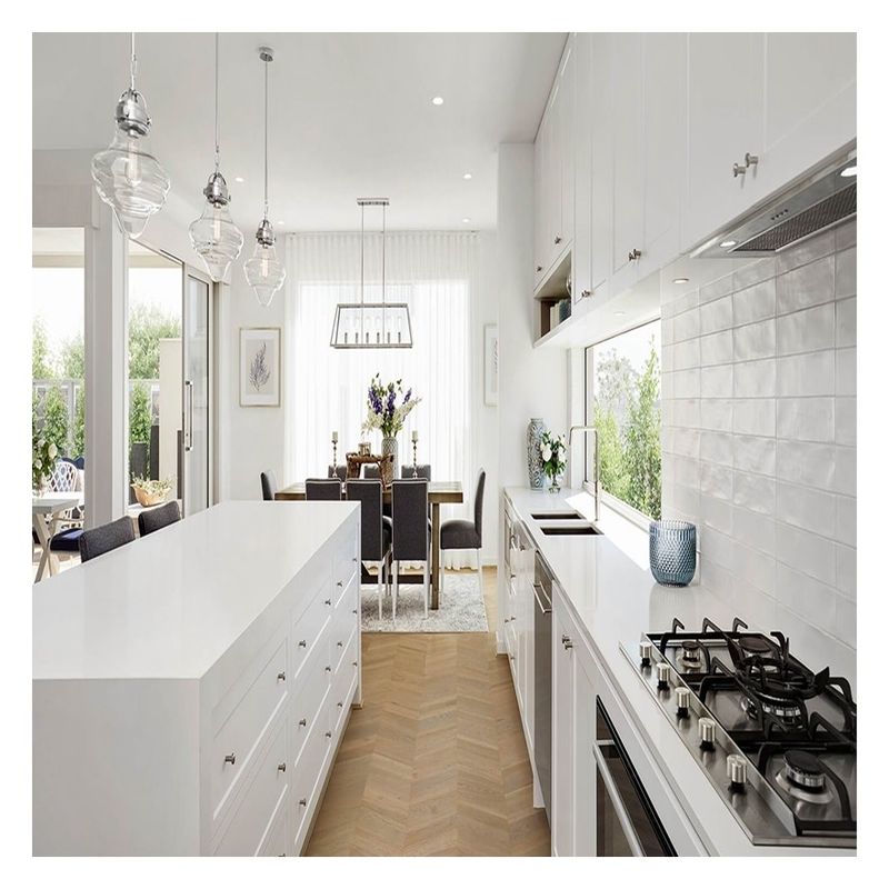 Multi-capaciteit keuken pantry kast met makkelijk te reinigen lak afwerking CAD / 3D vrij