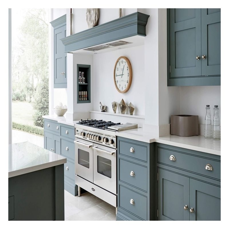 Multi-capaciteit keuken pantry kast met makkelijk te reinigen lak afwerking CAD / 3D vrij
