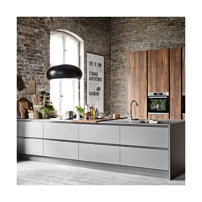 Waterdicht Modern Design Matte Stijl Smart Keuken Wandkas met Duurzaam Deurpaneel