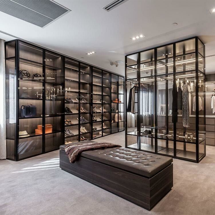 European Laminate Wardrobe Design Closet Duurzaam veilig en aanpasbaar voor villa opslag