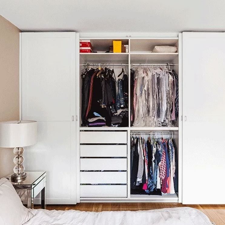European Laminate Wardrobe Design Closet Duurzaam veilig en aanpasbaar voor villa opslag