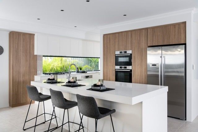 Blum Hardware Villa Keukenkast Set met Melamine Board en Laqueur deur materiaal