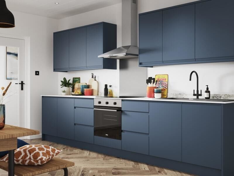 Vietnam Keukenkast met geïmpregreerd Mdf-materiaal in moderne ontwerpstijl