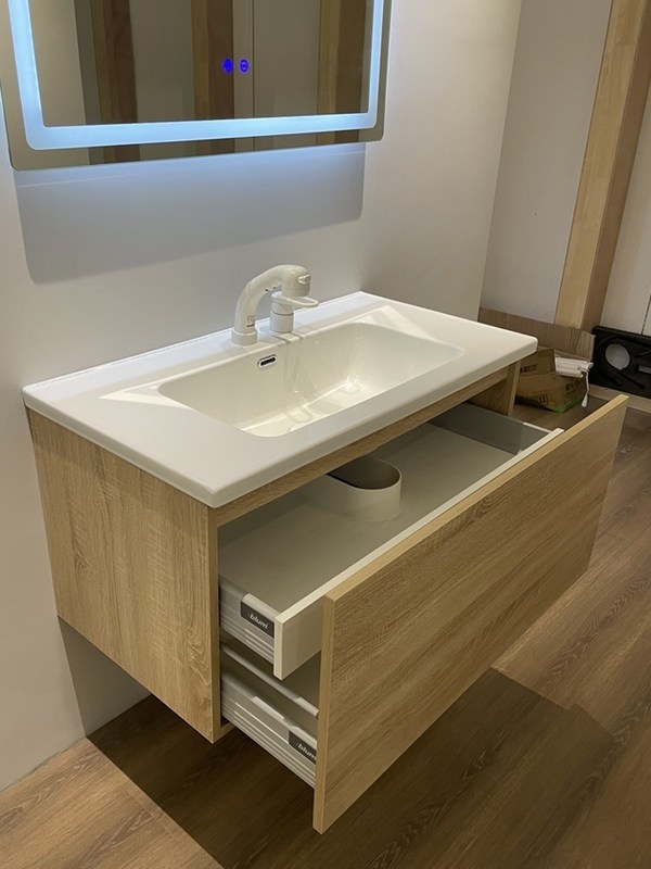 Euro Style Modern Design Spiegelschappen Badkamer Vanity Spiegelschap met MR-MDF