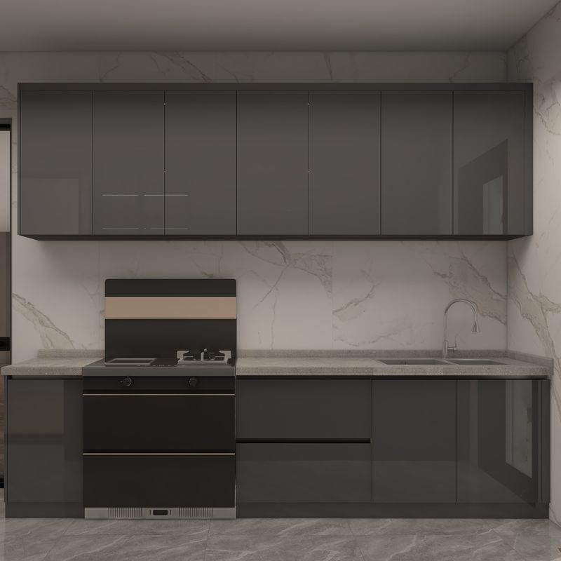 Hoofdvernieling en onderkant van lak Vernieling Keuken Wandkast voor moderne keuken