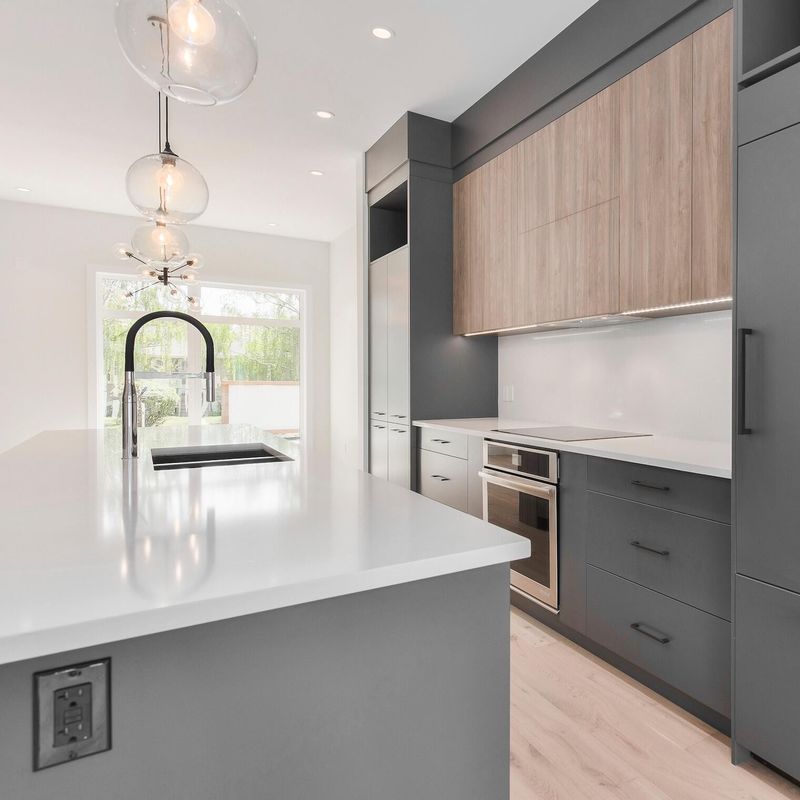 Melamine hoek van het bord draait uit kleine zwarte mand kast voor modulaire keukens