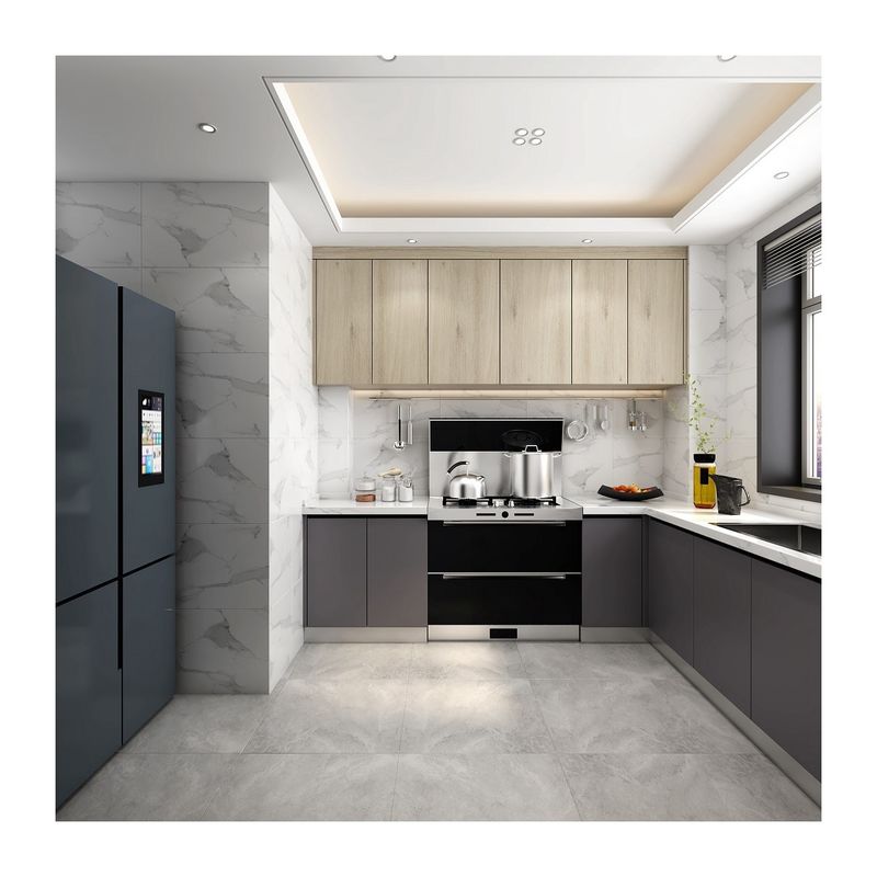 Hoogwaardig ODM/OEM Modern Design Waterdicht Wandhangkas Set voor Keukenmeubilair