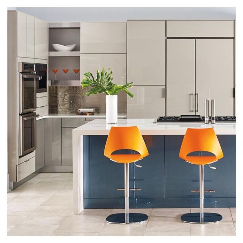 YALIG Shaker Blauwe modulaire keukenkastjes op maat Verniskleur klaar voor montage