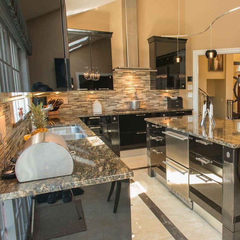 Hoogglanzend geverfd triplex carcasse vol moderne keukenkast Een must-have voor uw huis