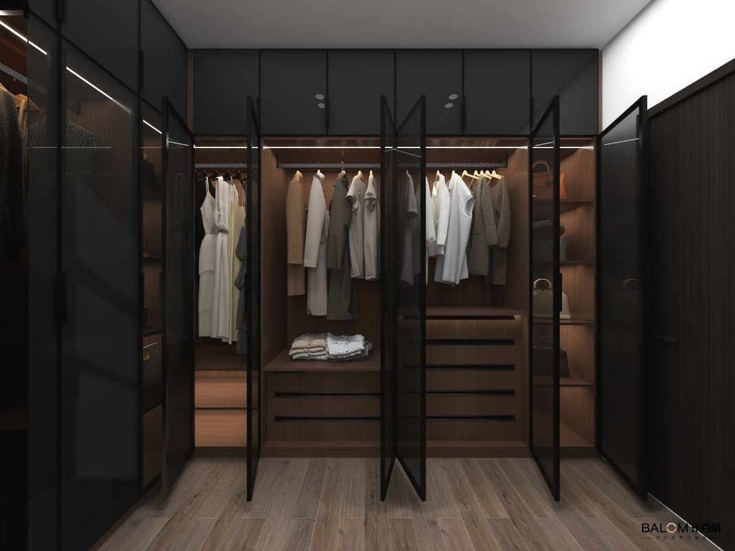 Melamine kartonnen kast Type All Glass Design Keuken Hoek Meubel Handle Air Vent