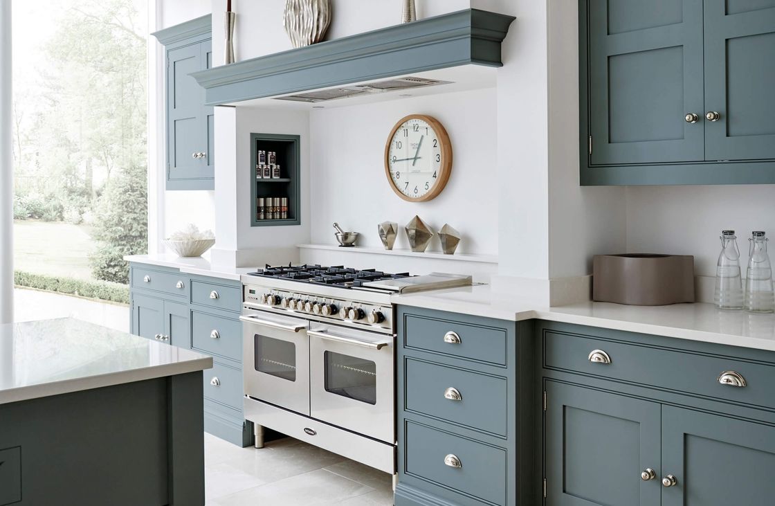 Gepersonaliseerde kleur Luxe Keuken Wandkast voor eenvoudige reiniging in Modern Style Appartement