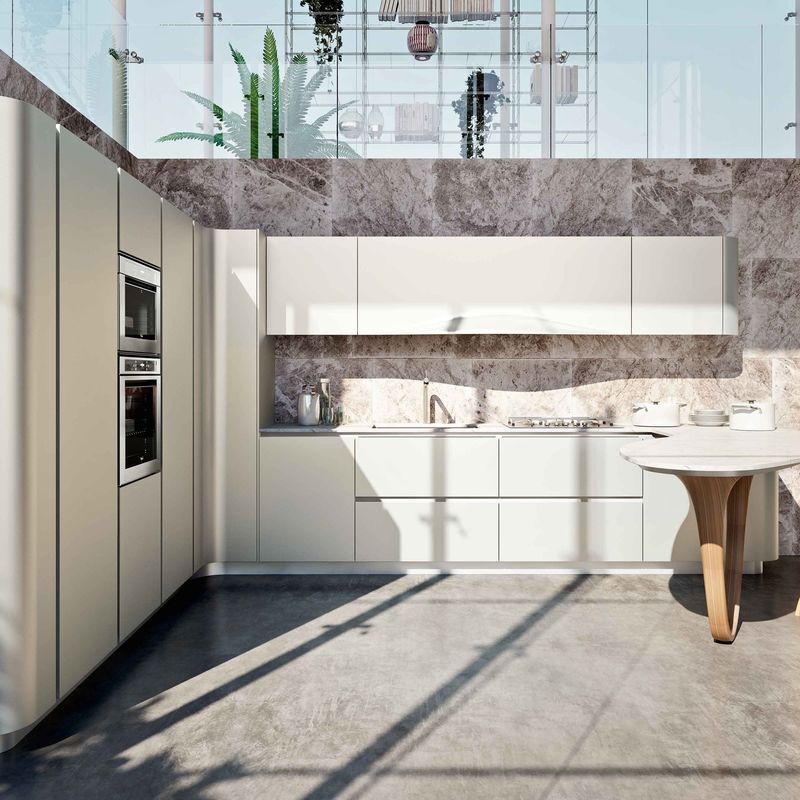 YALIG Modern High Gloss Lacquer Keukenkast Op maat voor Keuken Rack Schapopslag