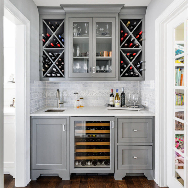 Verander uw huismeubelen met luxe houten stijl PANEL Home Bar ideeën en ontwerpen