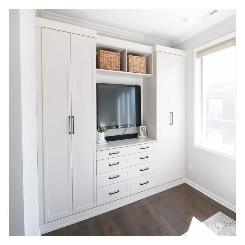 Postverpakking N Moderne minimalistische kledingkast voor slaapkamermeubelen in appartement