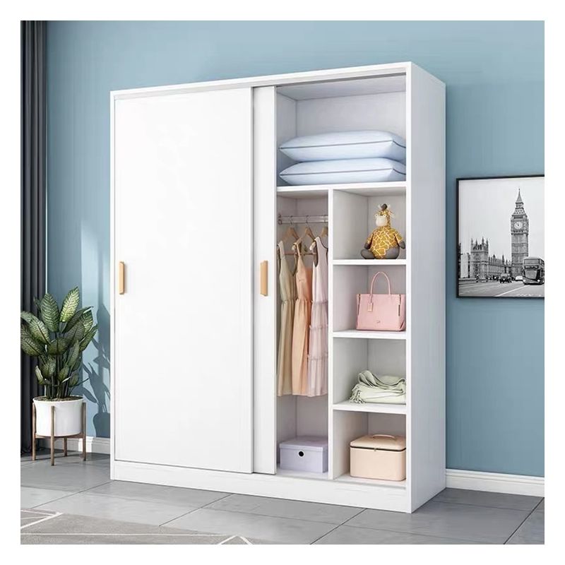 Postverpakking N Moderne minimalistische kledingkast voor slaapkamermeubelen in appartement