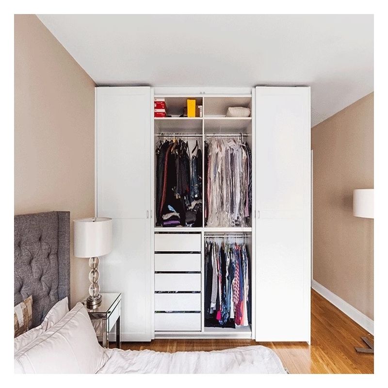 Postverpakking N Moderne minimalistische kledingkast voor slaapkamermeubelen in appartement